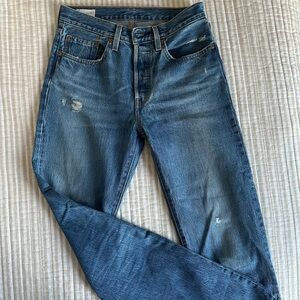 Levi's 501® original fit medium wash women’s denim